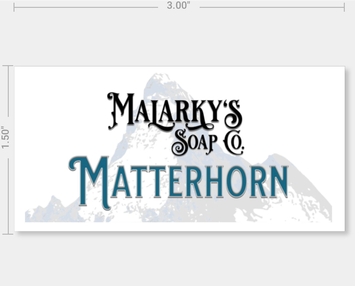 Malarky’s 1.5” x 3” Matterhorn Sticker